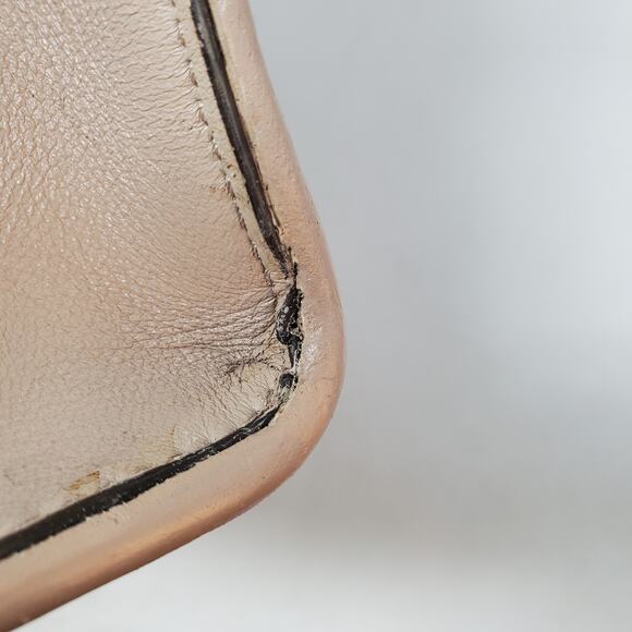 Tory Burch Fleming Convertible Medium Shoulder Bag Quilted Leather Beige Heron - Picture 10 of 14